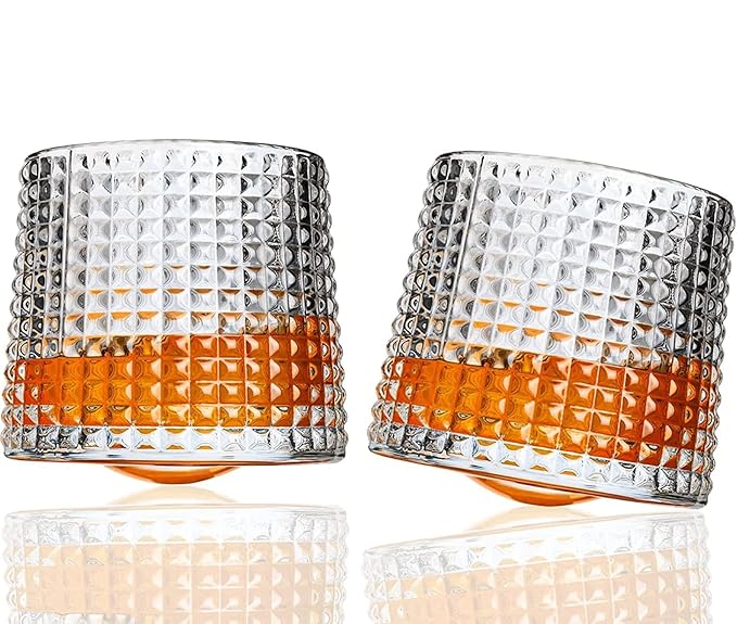 Old Fashioned Dancing Glass Spinning/Swirling Glasses Tumbler