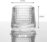 Old Fashioned Dancing Glass Spinning/Swirling Glasses Tumbler
