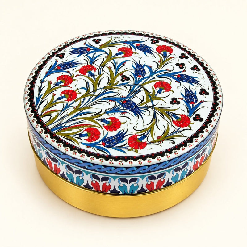 Olive Oil With Natural Essentials Turkish Soap In Metal Tin