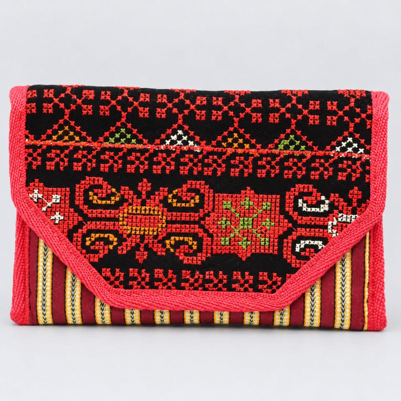 Palestinian Embroidered wallet Embroidered Palestine Tatreez Wallets