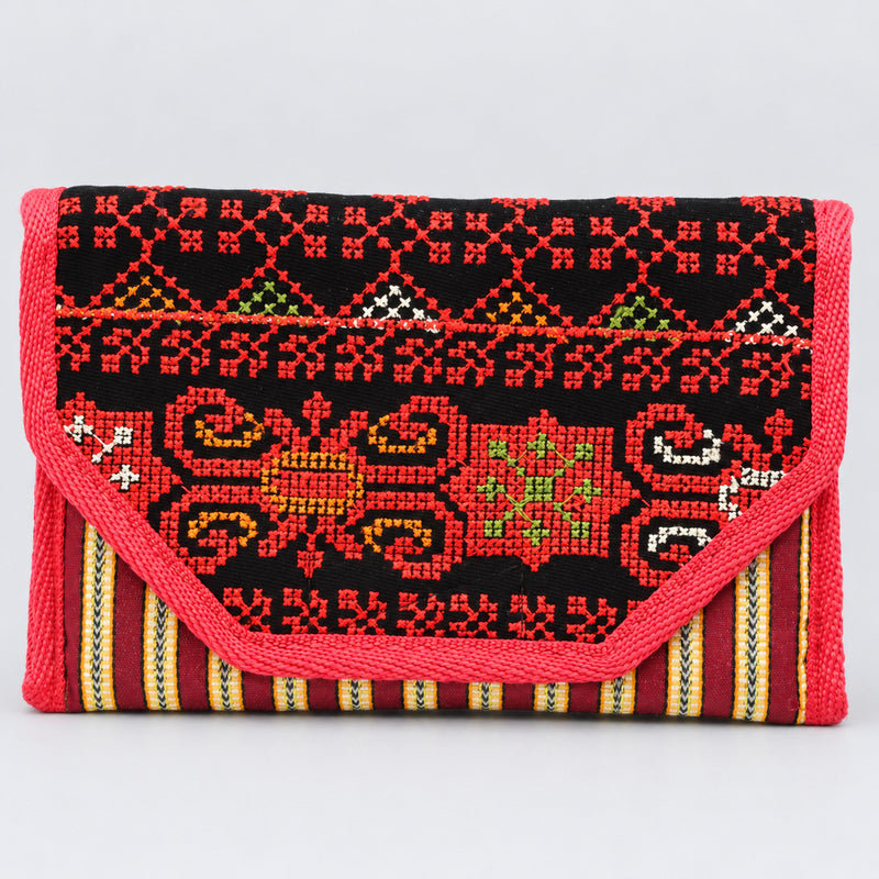 Palestinian Embroidered wallet Embroidered Palestine Tatreez Wallets