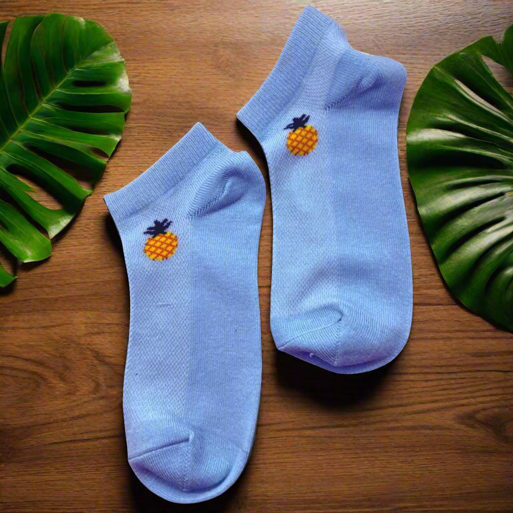 Pineapple Comfortable Cotton Socks - STLESS