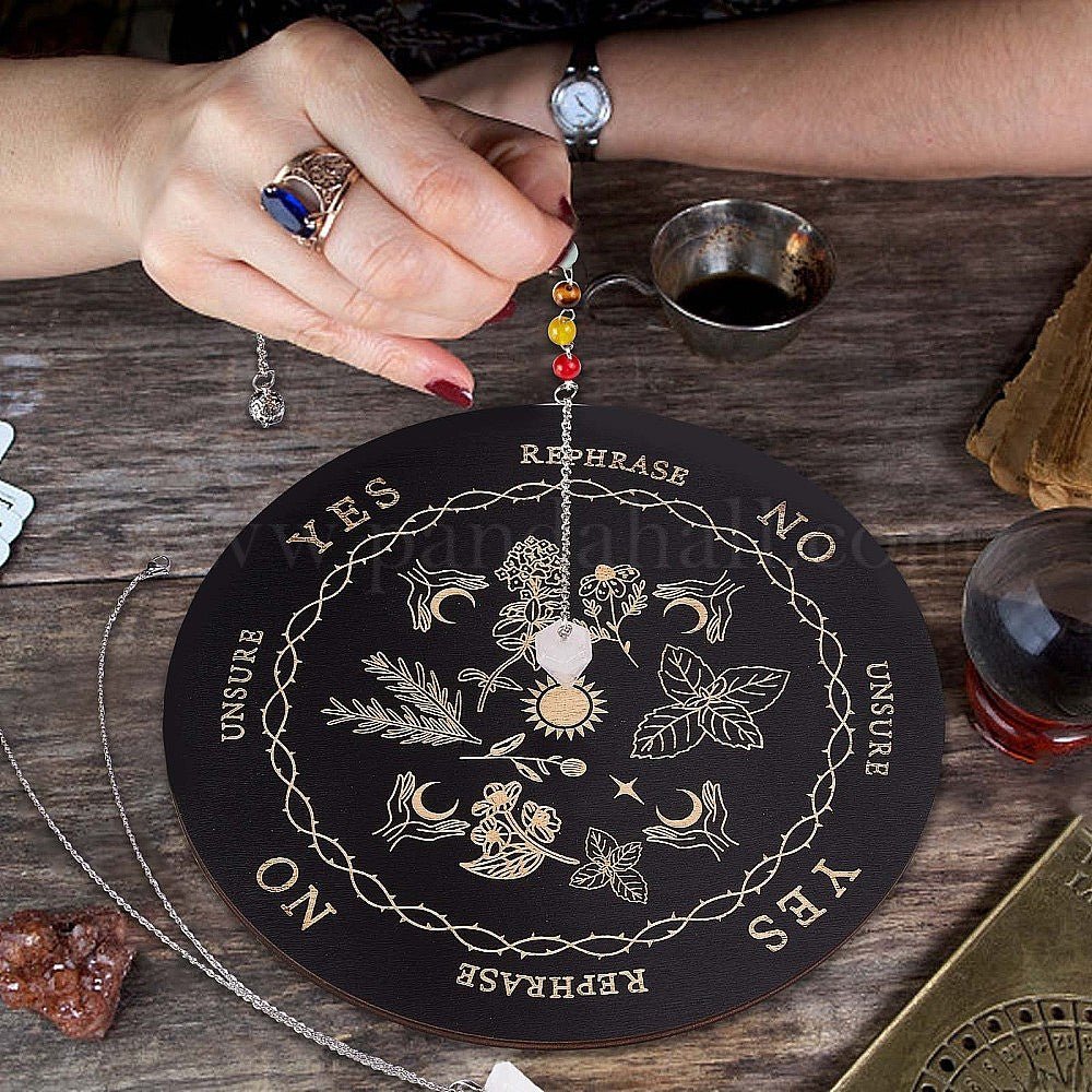 Plant Pattern Pendulum Board Dowsing Divination - Rassme