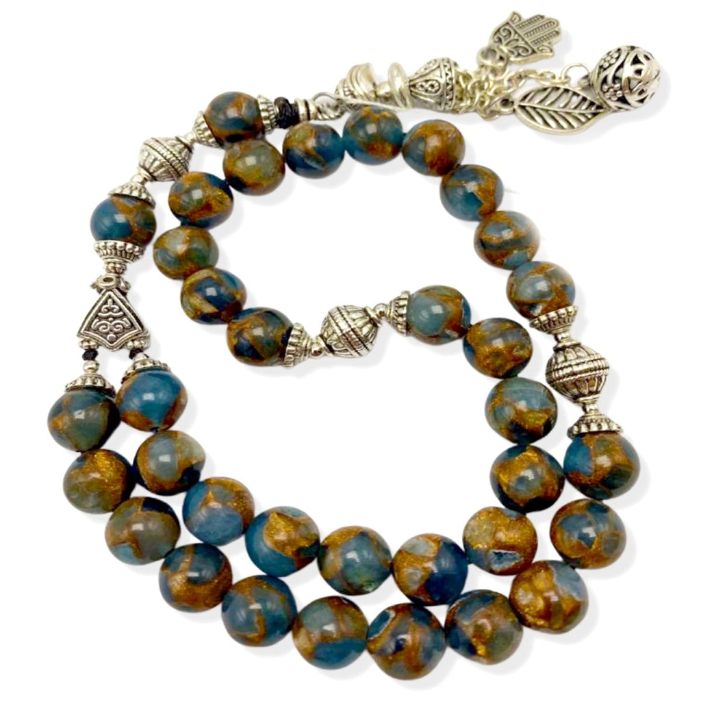 Prayer Beads Colorful Agate