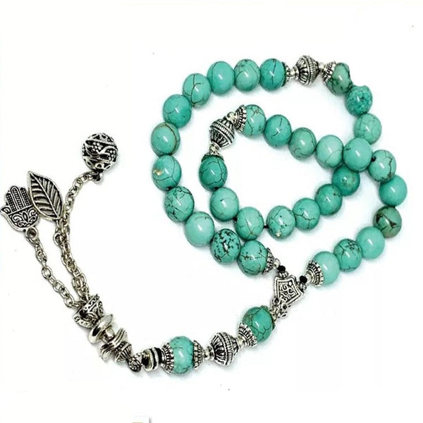 Prayer Beads Premium Afghan Turquoise Stone