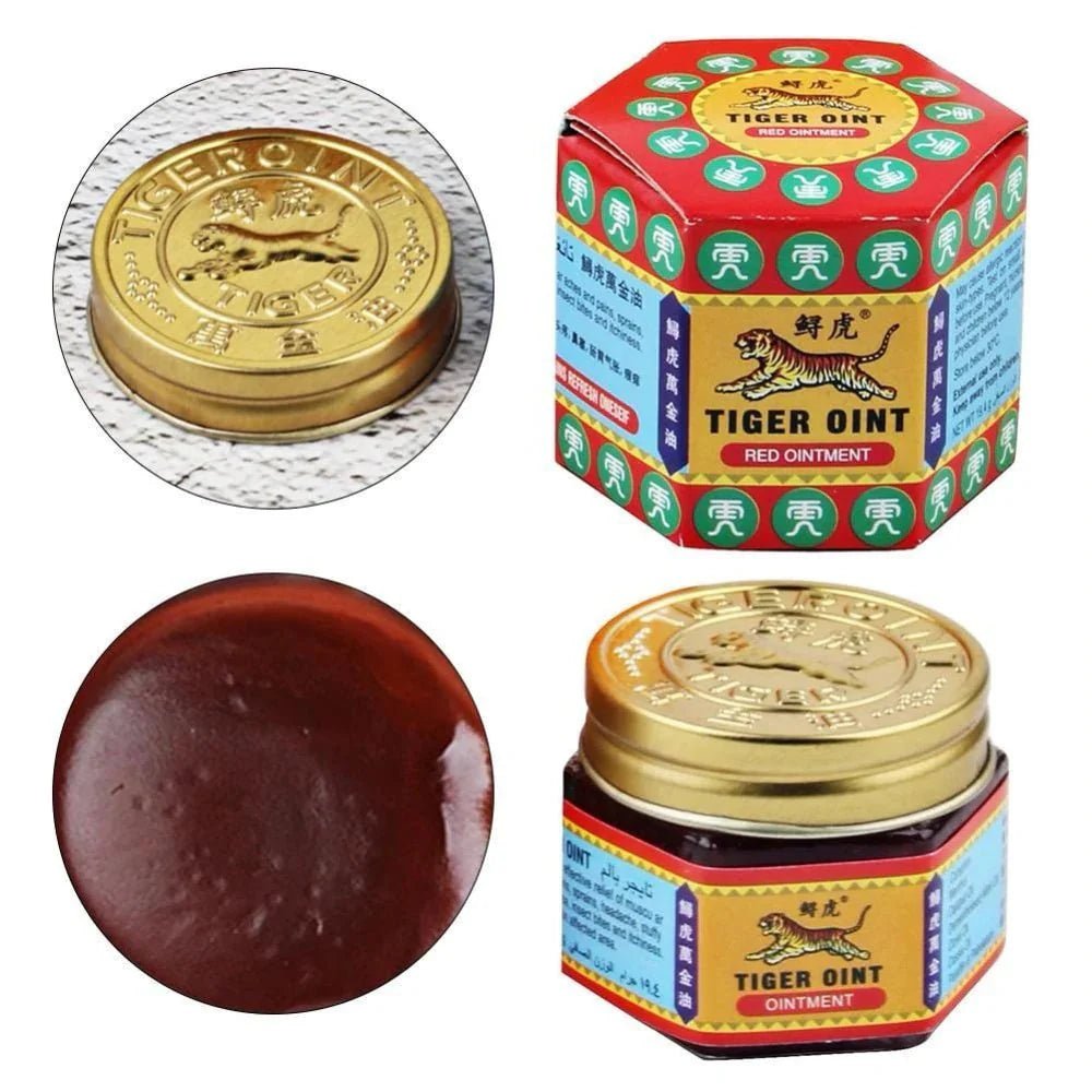 Red Tiger Ointment Balm Arthritis Joint Pain Body Massage Patches Pain Relief Plaster Ointment Headache Dizziness Essential