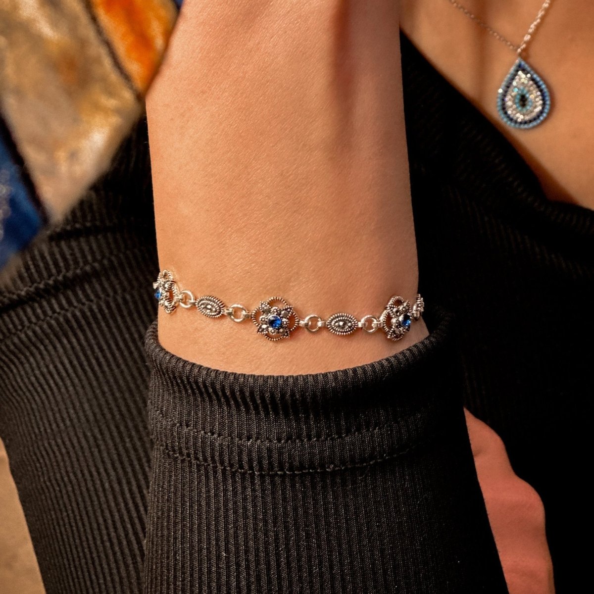 Silver Genuine High Quality Marcasite Bracelete