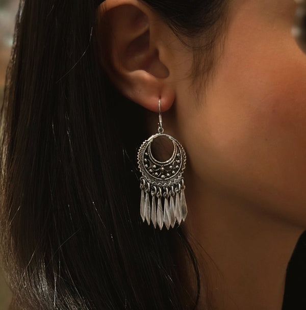 Silver Traditional Earrings