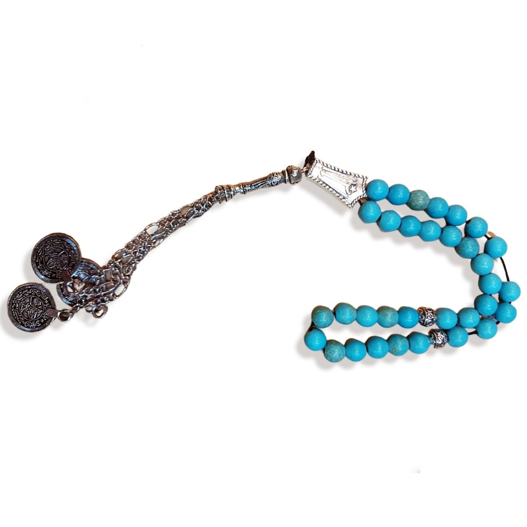 Simple Turquois Prayer Beads