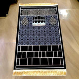 Small Anti slip printed Islam prayer mats with shinny surface