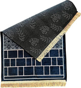 Small Anti slip printed Islam prayer mats with shinny surface