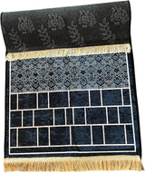 Small Anti slip printed Islam prayer mats with shinny surface