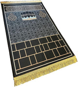 Small Anti slip printed Islam prayer mats with shinny surface