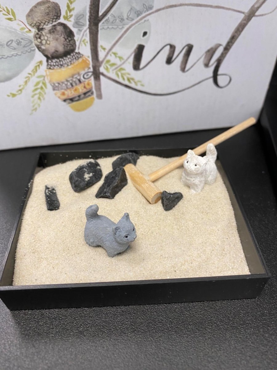 Small Cute Zen Garden Litter Box: A Little Piece of Mindfulness