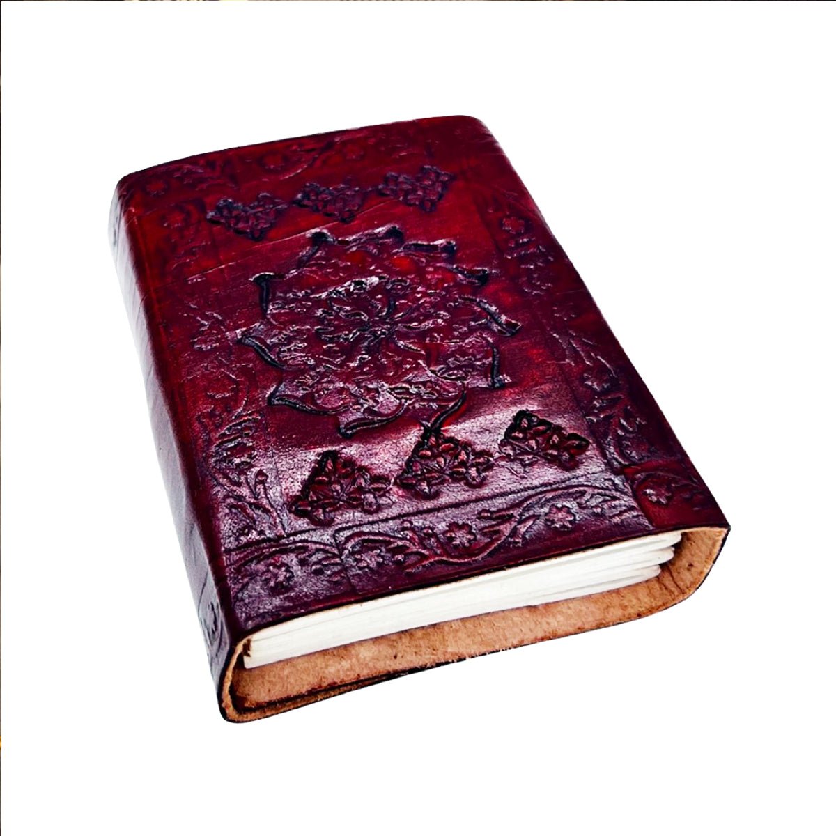 Small Leather Daily Gratitude Mindful Journal