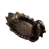 Small Swan Tray White Metal
