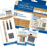 STAEDTLER calligraphy pen set, Complete 33 piece tin, ideal for all skill levels