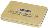 STAEDTLER calligraphy pen set, Complete 33 piece tin, ideal for all skill levels