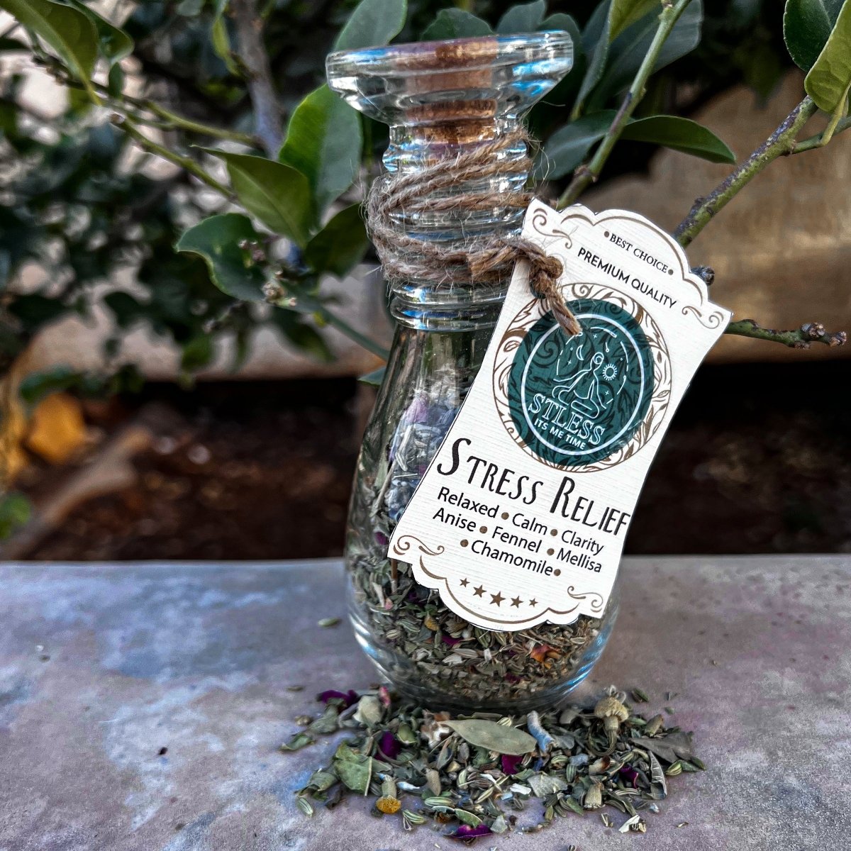 Stress Relief Natural Herbs Mixture Calm & Anxiety