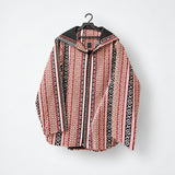 Striped Sadu Jacket in Red & Cream