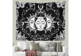 Sun And Moon Tapestry Psychedelic Background