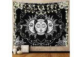 Sun And Moon Tapestry Psychedelic Background