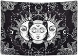 Sun And Moon Tapestry Psychedelic Background