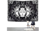 Sun And Moon Tapestry Psychedelic Background