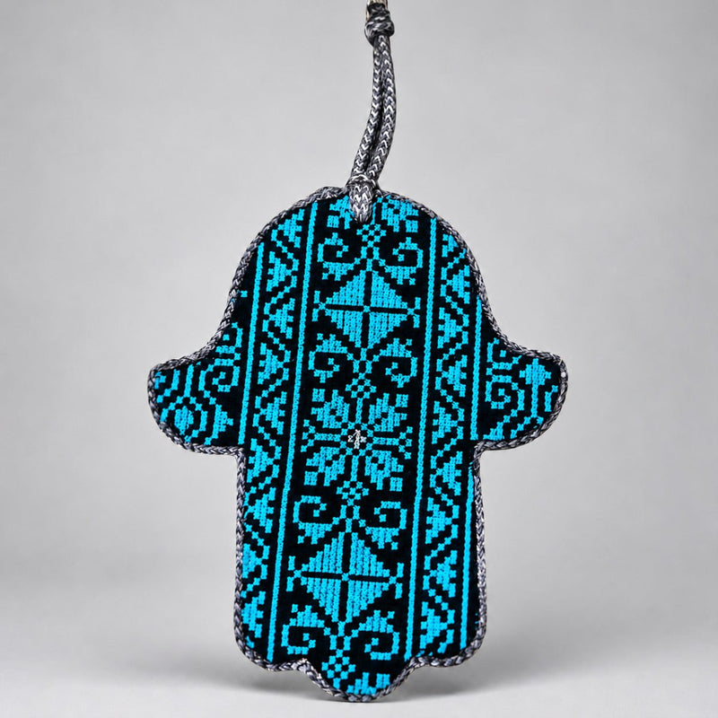 Tatreez Embroidery Hamsa Palm Wall Hanging Decor