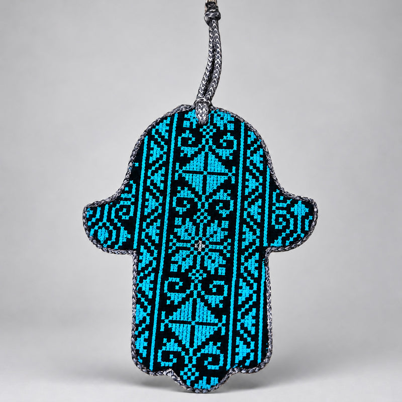 Tatreez Embroidery Hamsa Palm Wall Hanging Decor