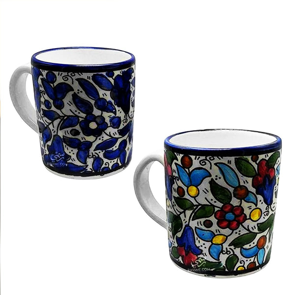 Tea / Herbal Mug Hand colored Ceramic - STLESS