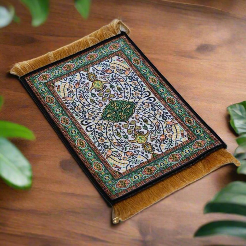 Traditional High Quality Mouse Pad Rug Green