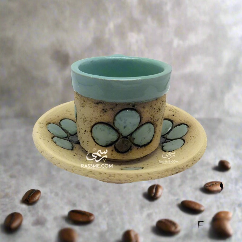 Turkish Coffee Cup Handcrafted Nabateans - STLESS