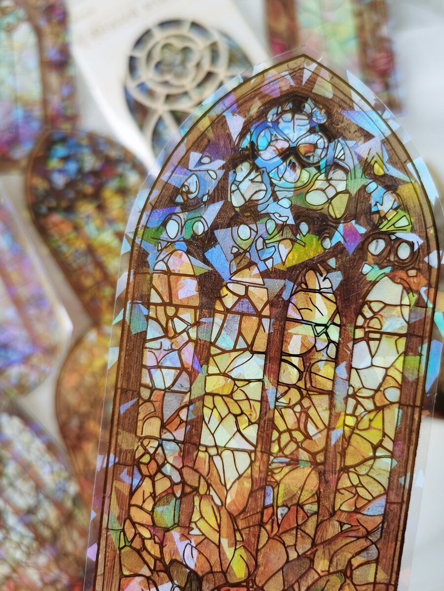 Vintage European-style Sun Catcher Stickers