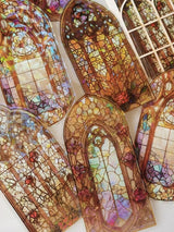 Vintage European-style Sun Catcher Stickers
