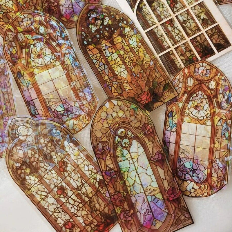 Vintage European-style Sun Catcher Stickers