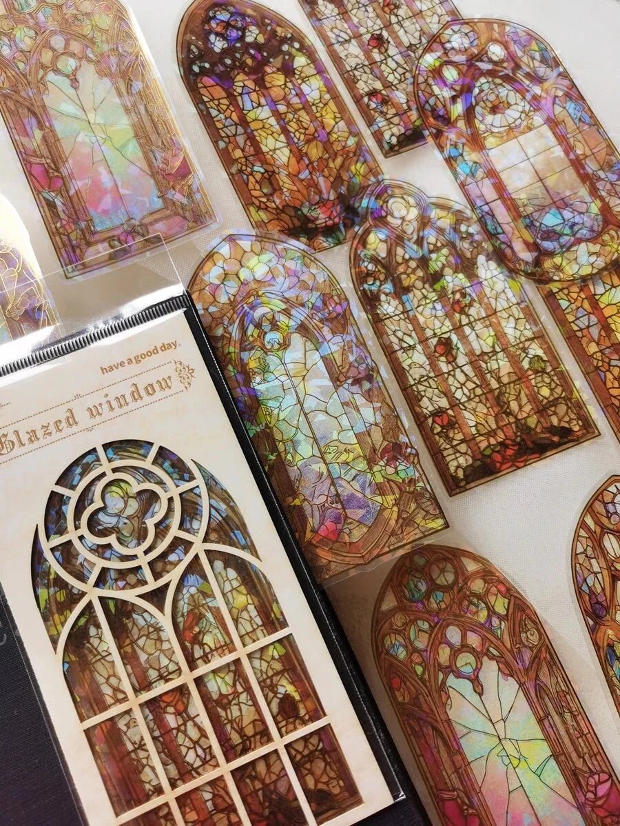 Vintage European-style Sun Catcher Stickers
