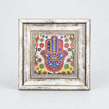 Wood & Stone Hamsa Frame