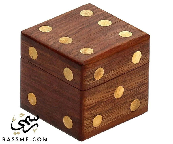 Wooden Dice Box