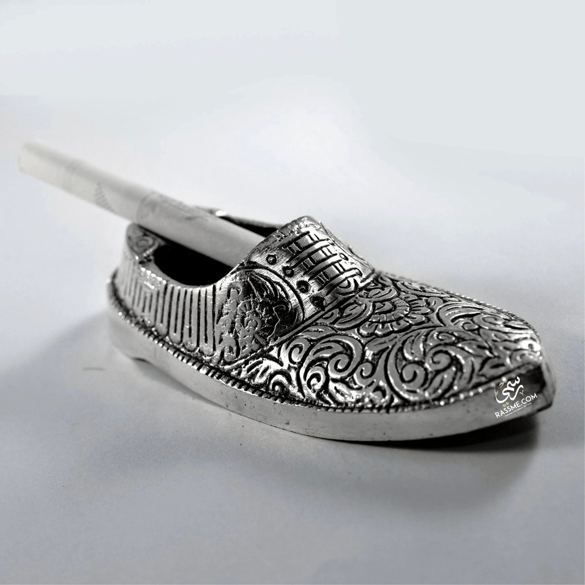 Zanobeh Ashtray White Metal
