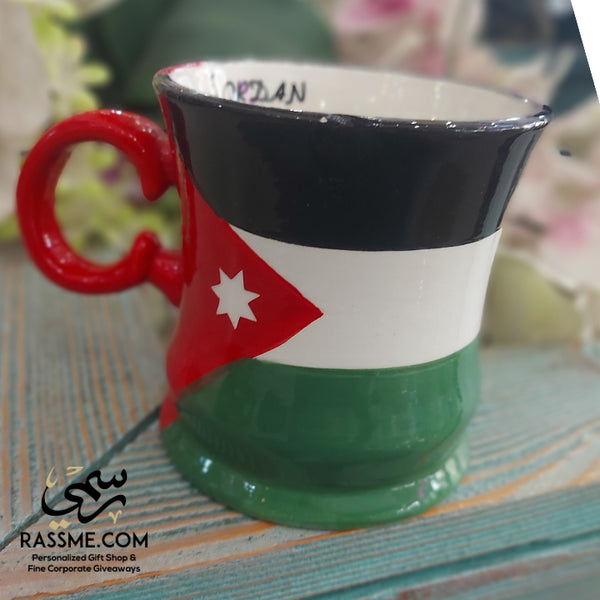 Ceramic Mug Full Jordan Flag Souvenir