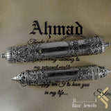 Personalized Letter Medieval Scroll With Parchment Metal Outside Engraving
