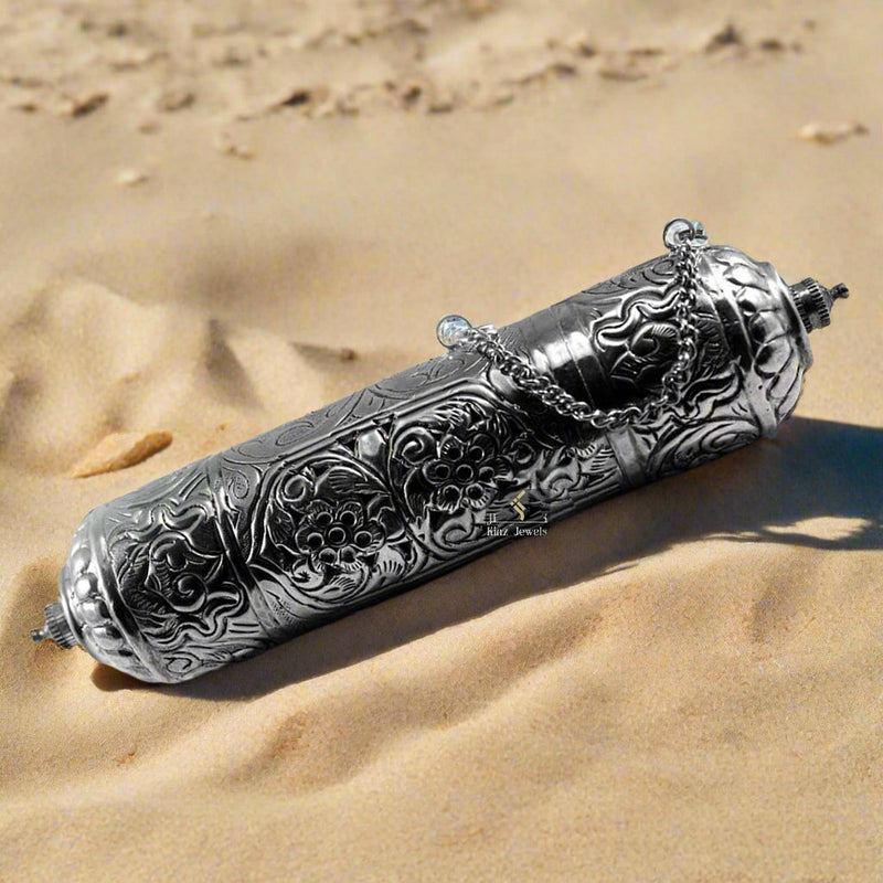Personalized Letter Medieval Scroll With Parchment Metal