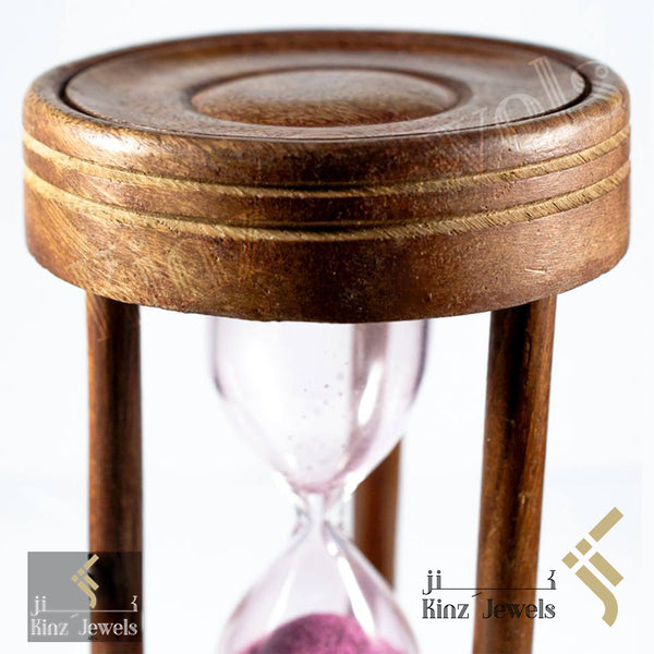 Personalized Hourglass Rosewood Sand Clock