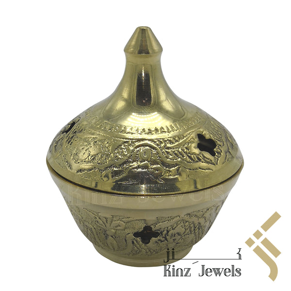 Personalized Solid Brass Indian Incense Burner