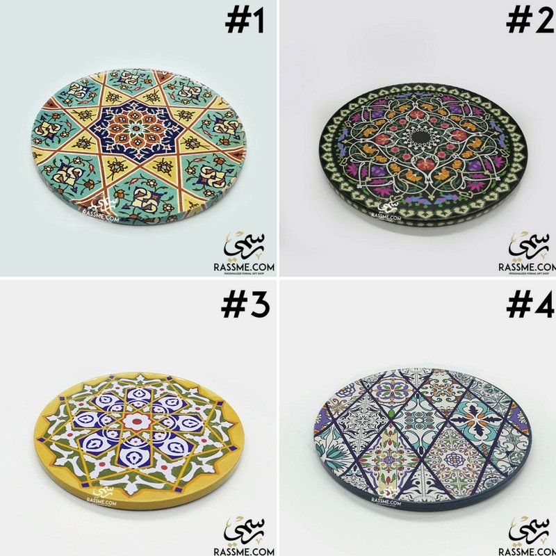 Wooden Moroccan Coasters