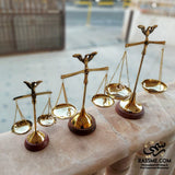 Rose Wood & Brass Balance Scale Gifts for lawyers in Jordan