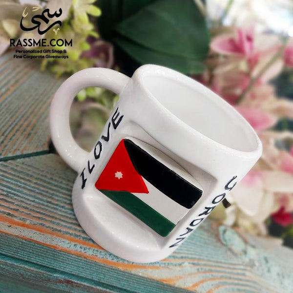 Ceramic Mug 3D Flag Jordan Souvenir