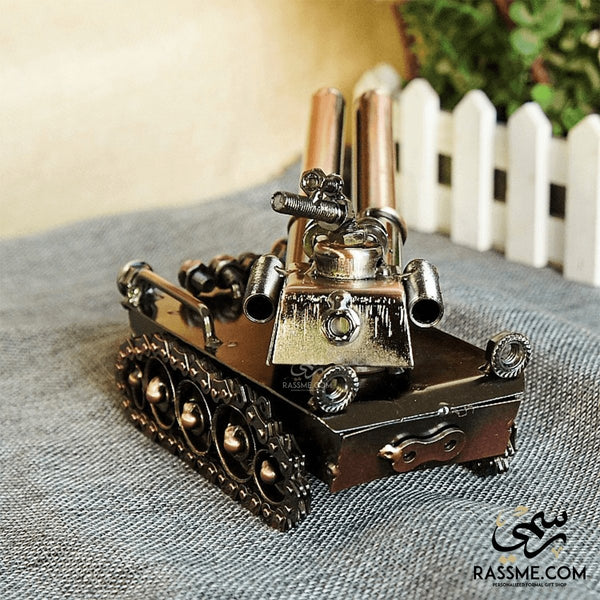 Handicraft Double Fire Tank - Free Engraving