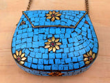 Handmade Gemstone Bag Purse